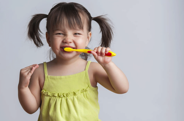 how to care child's oral health