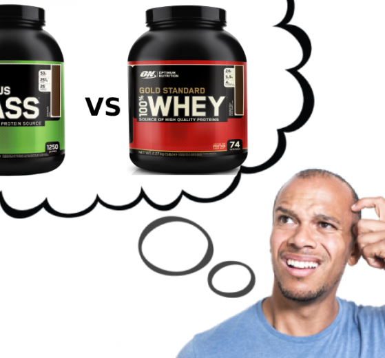 Difference Between Mass Gainer and Whey protein